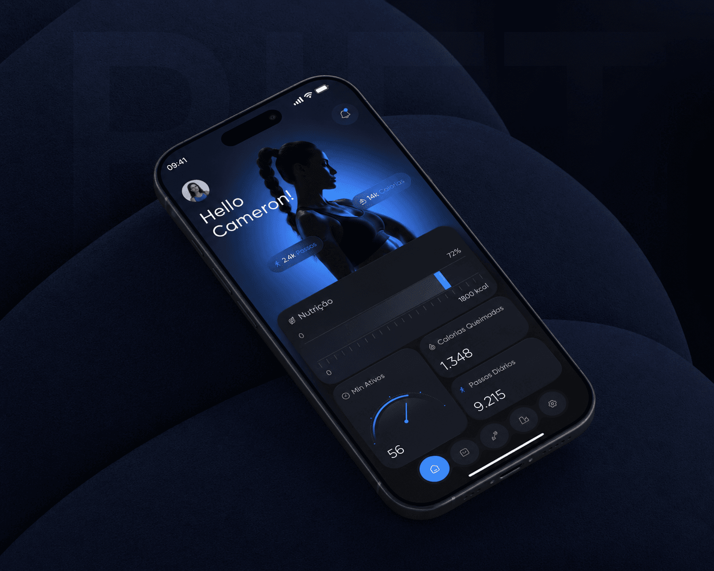 Oxisius mobile app concept